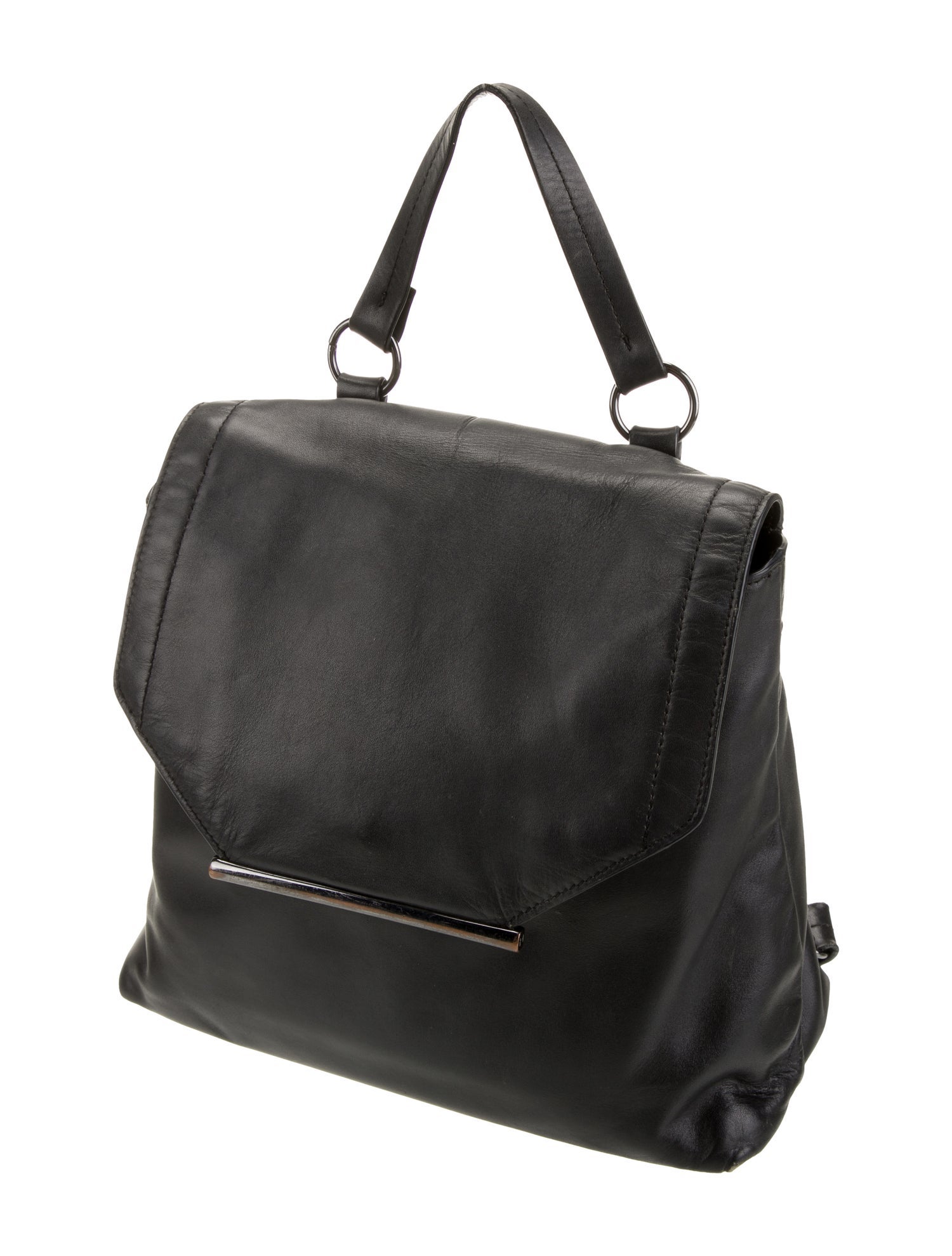 Halston Leather Backpack